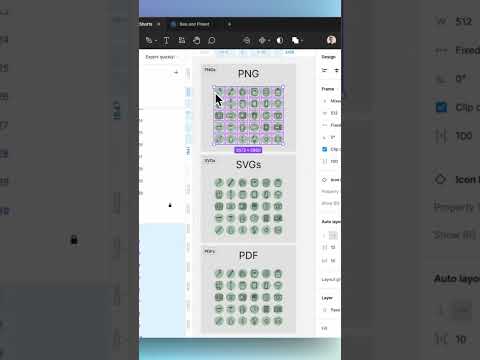 Batch export files in Figma in under 60 seconds #shorts #figma #figmatips
