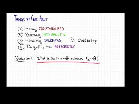 Lecture 1 Video 1: Motivation and the basic problem