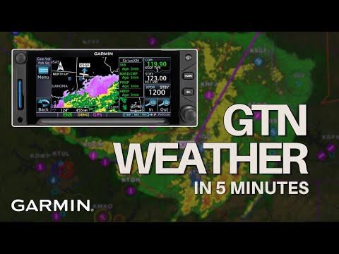 5 Minute Mastery: Weather on Garmin GTN 650Xi and 750Xi