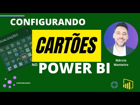Agilidade em configurar os Cartões no Power BI.