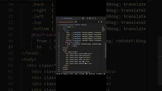 👉 "3D Animated Cube Loader | HTML CSS JS Animation Tutorial | Its Mr Buddy Logic" #coding #codeblock