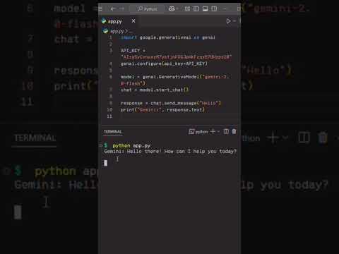 How to use AI in python