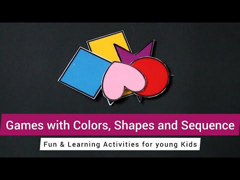 Games with Colors, Shapes and Sequence | Fun & Learning Activities for Young Kids
