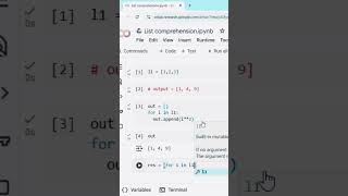 #python #pythonforbeginners #pythonforeveryone #listcomprehension