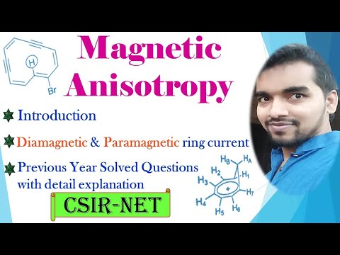 Magnetic Anisotropy||Diamagnetic & Paramagnetic Ring Current||Previous Year Solved Problems