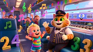 Learning Numbers on Train 🚂🔢 Fun Counting Song for Kids | Train Adventure Learning