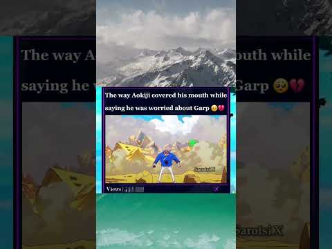 Aokiji worried about garp #onepiece #anime #naruto #luffy #zoro #dragonballz #goku