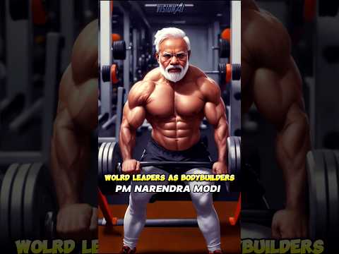 World leaders as Bodybuilders 🤯💥 Ai generated 🔥 #ai #leonardoai #shorts #modi
