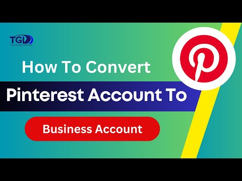 How To Convert Pinterest Account To Business Account | Bangla | TGD | #pinterest