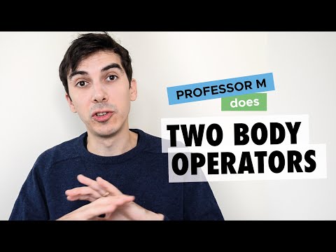 Two body operators in second quantization