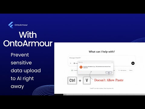 OntoArmour – Prevent Sensitive Data from Being Uploaded to AI