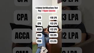 5 Global certifications that pays 7 figures salary