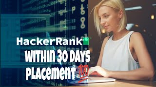 Mastering Coding Challenges on HackerRank for #placement within 1 month