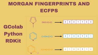 Morgan fingerprint and ECFPs - using Python and RDKit