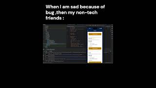 Real Developers Don’t Cry… Unless It's a Missing Bracket  #developerlife #gitcommit #codingmemes
