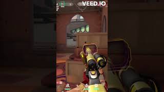 Triple entry Kills on Bind with Chamber ULTI Valorant