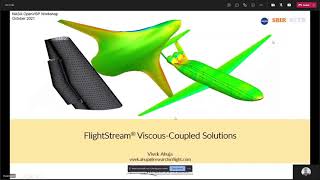 FlightStream Viscous Coupled Flow Solutions