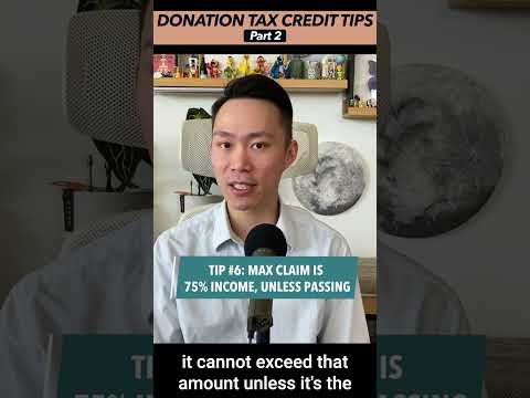 DONATION Tax tips Part 2 ⚠️ || 🇨🇦Canadian Tax Tips