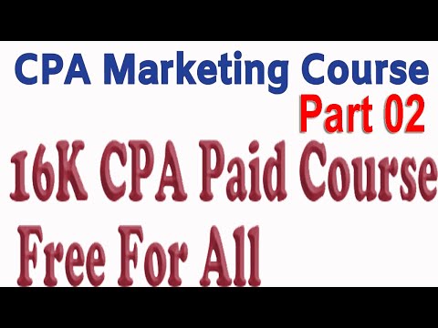 CPA Marketing Bangle Tutorial Part 02  Update Video 2022