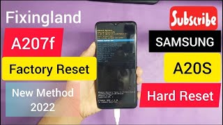Hard Reset / SAMSUNG A20S (A207F) Hard Reset & Unlock Pattern / New Method 2022