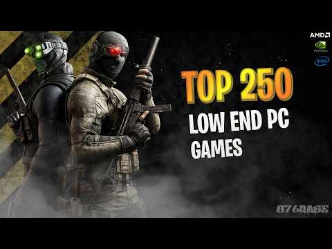 TOP 250 Games for LOW SPEC PC in 2026 (1GB / 2GB RAM / 64MB / 128MB / 512MB VRAM)