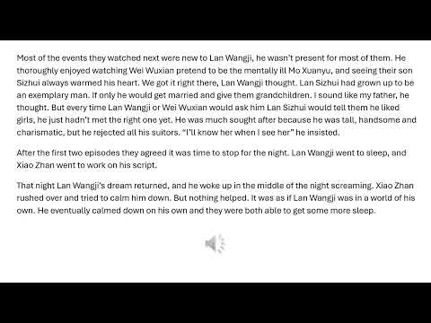 Part 7 It's real to me
