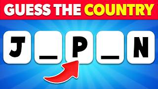 Can You Guess The Country Without Vowels? 🌎🤔 Country Quiz