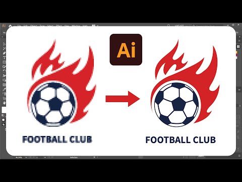 How to Vector Trace any Object and Logo in Adobe Illustrator CC
