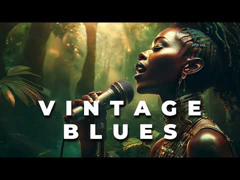 #13 Vintage Blues Music [🎙Raw Soulful Vocals ] Relaxing Night Escape l Retro Classics Style
