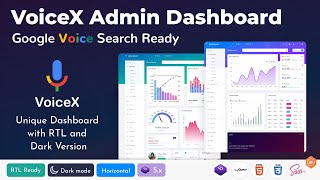 Voice Controlled Bootstrap 5 Admin Dashboards with Multiple Layouts