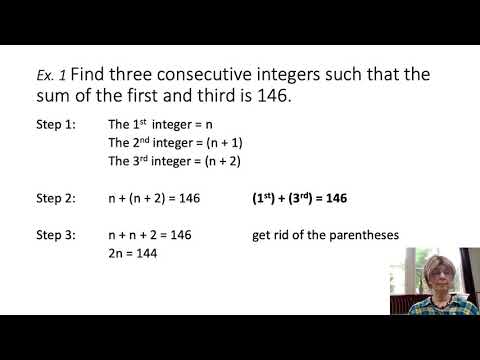 Saxon Algebra 1 Lesson 76 Consecutive Integers