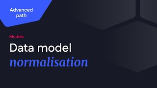 Data model normalisation - Advanced path | Betty Blocks