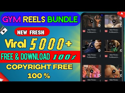 GYM reels bundle free download || free downlode link ||5000+ reels no copyrithg