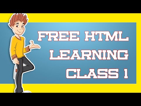 Learn free and easy HTML tutorial In urdu/hindi ! online education! class 1