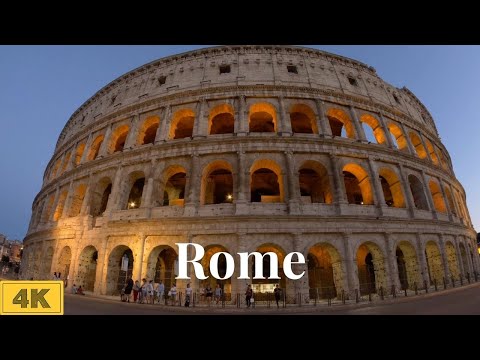 Rome Videos 4K | Relaxing Scenery | Calming Music | Aerial Nature Footage.