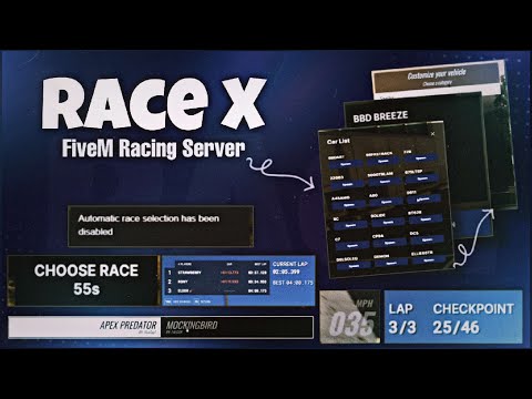 Race X | FiveM Racing FULL Server | GTA FiveM Races