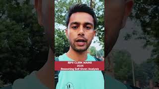 IBPS CLERK MAINS 2025 REASONING WAS VER HARD 😱😱😱 #IBSPCLERK #IBPSCLERKMAINS2025 #IBPSCLERKEXAM