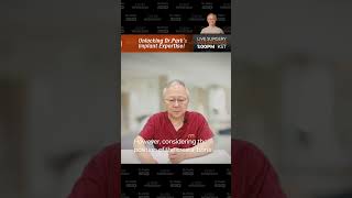 Sneak peek: Dr. Park's LIVE implant surgery on August 16th! #shorts