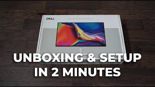 Unboxing & how to setup in 2 minutes | Dell 27" 4K Monitor S2725QS