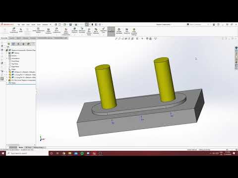 Creating a Part in an Assembly - SolidWorks 2020
