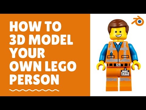 Episode 1: Model Character - 3D model LEGO custom character in blender 2.9 - mini course