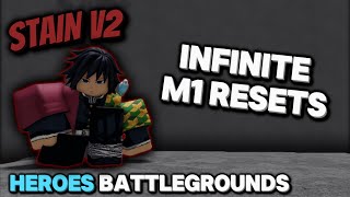 I think I’ve proven enough that Stain V2 needs a nerf… | Roblox Heroes Battlegrounds
