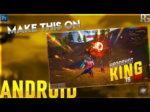 how to make free fire thumbnail ff thumbnail tutorial montage thumbnail tutorial free fire