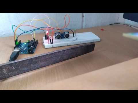 Blind stick project using Arduino and Ultrasonic HCSR04 SENSOR
