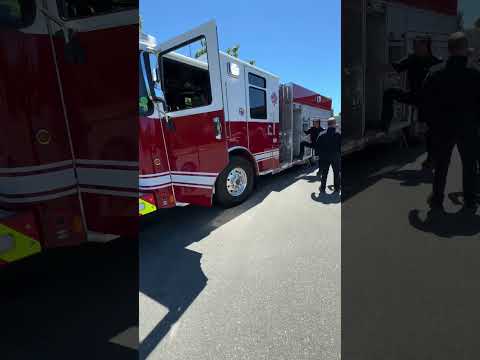 Pumping on the new Engine. #firetruck #fireengines #centralsaanichfire #pumping #firefighting