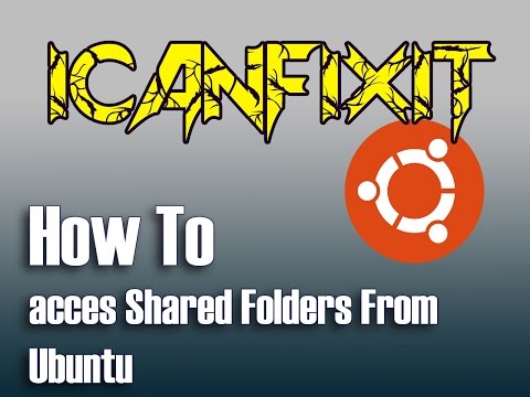 How to acces shared folder from Ubuntu Linux