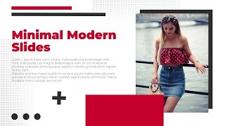 Minimal Modern Slides After Effects Templates