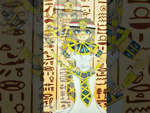 【🇪🇬×🔼Egyptian treand】Anime picture　＃エジプトミーム ＃Original Character
