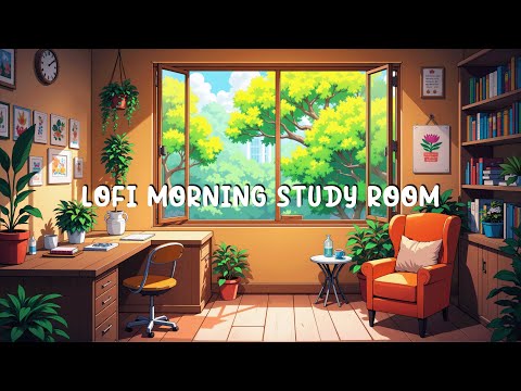 Lofi Morning Study Room ⛅ Chill Vibes Music 📚 Deep Focus to Study, Work, Relax with Chill Hip Hop