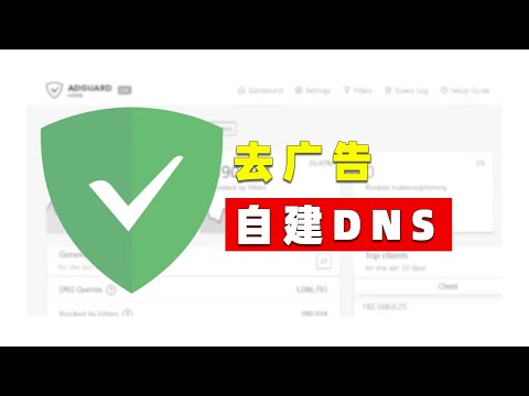 轻松自建无广告DNS  家用智能电视去广告  电视盒子去广告 轻松自建 绿色开源 adguard home搭建教程 规则分享 视频去广告